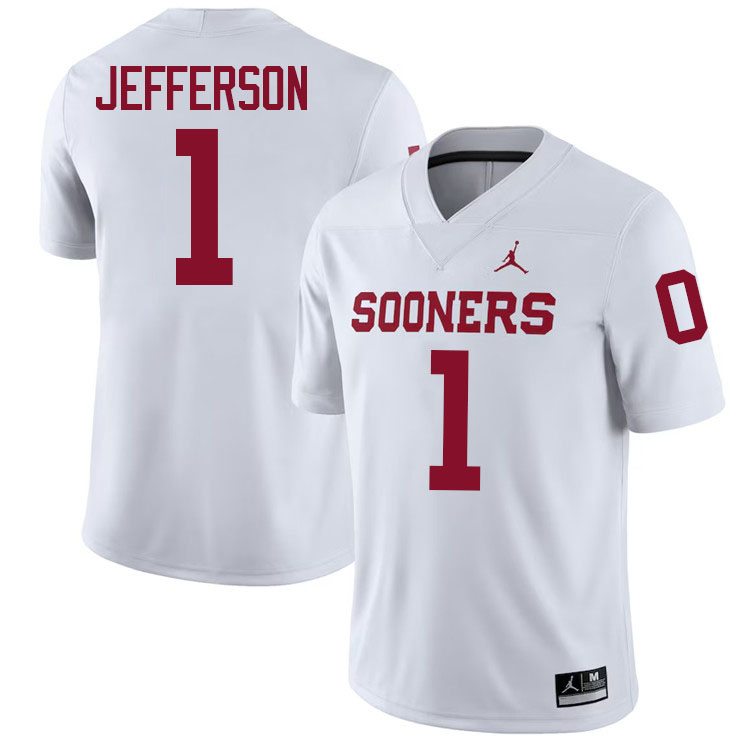 Tony Jefferson Oklahoma Sooners Jersey,Oklahoma Sooners Football Uniforms,Jersey-White